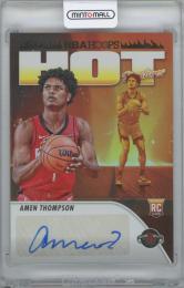 2023-24 PANINI Hoops Hot Signatures Rookies / AMEN THOMPSON(Houston Rockets)