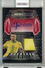 2024-25 Panini Obsidian Yan Couto Volcanic Material Signatures Electric Etch Red Pulsar Auto #9【72/99】