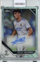 2021-22 Topps Chrome UEFA Champions League Miguel Gutierrez Autographs RC #CAMG