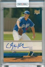 【表面右上角若干難あり】2008 TOPPS Stadium Club Clayton Kershaw Autograph (RC)