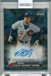 【裏面エッジに若干難あり】2024 TOPPS Stadium Club Pete Crow-Armstrong Autograph (RC)