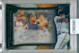 【裏面左側若干キズあり】2020 TOPPS Tribute Ronald Acuna Jr. Autograph【66/99】