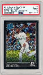 2018-19 Donruss Soccer Cards Vinicius Junior 【17/25】【PSA9】 Real Madrid