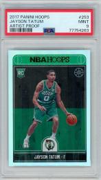 2017-18 Panini NBA Hoops Basketball Cards Jayson Tatum 【25/25】 【PSA9】 Boston Celtics