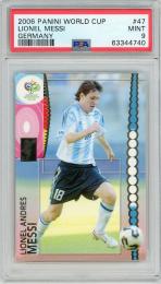 2006 Panini FIFA World Cup Germany Soccer Cards Lionel Messi 【PSA9】 Argentina