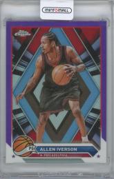 2023-24 TOPPS Chrome Purple Refractors #66 / ALLEN IVERSON(Philadelphia 76ers) 【331/349】