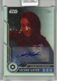 2023 TOPPS STAR WARS CHROME   Second Sister  Autograph