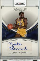 2016-17 Panini Immaculate Collection Nate Thurmond Heralded Signatures Auto #6【35/99】《白かけあり》