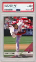 2018 TOPPS NOW Shohei Ohtani RC #210【PSA10】《Gem-MINT》Los Angeles Angels