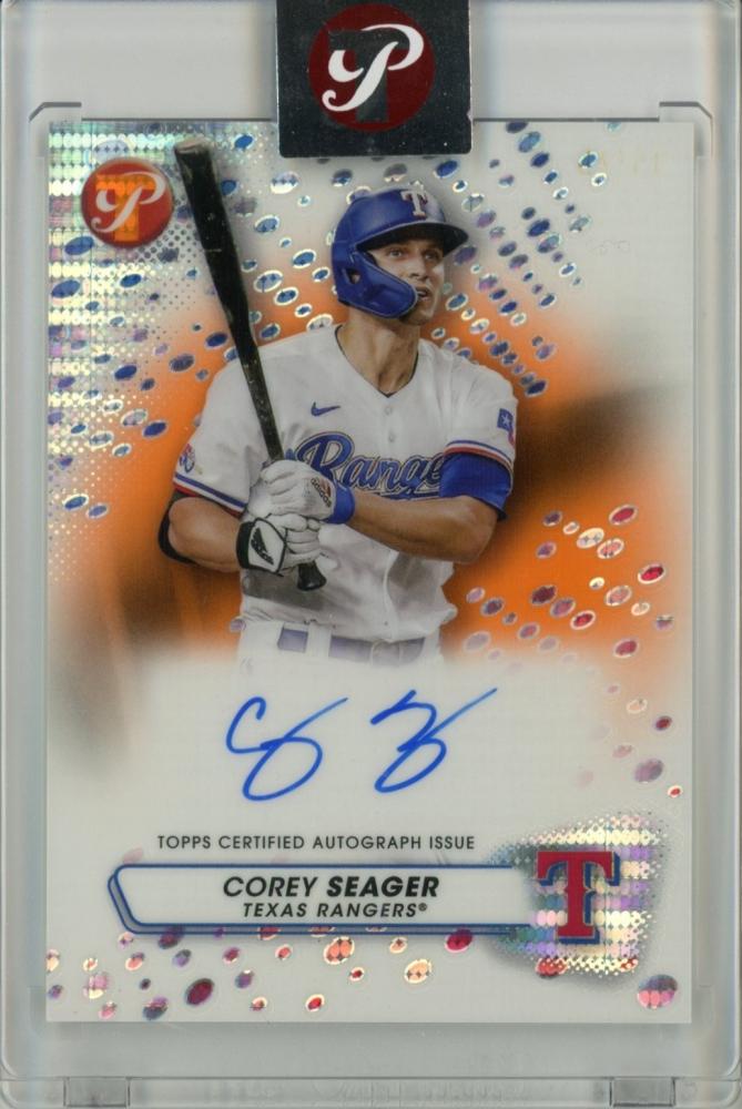 ミントモール / MINT 池袋店 / 2023 Topps Pristine Texas Rangers Corey Seager  Autographs Orange Refractors 06/25