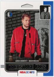 2019-20 Hoops Backstage Pass #3 Luka Doncic