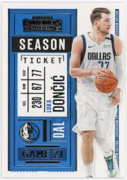 2020-21 Panini Contenders #85 Luka Doncic