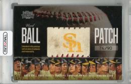 ※裏面状態難 2021 プロデュース216 福岡ソフトバンクホークス Used Ball Patch【74/90】