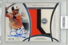 2017 TOPPS Diamond Icons Adam Jones Authenticated Jumbo Patch Autographs #JPAAJ【10/25】 Baltimore Orioles