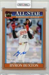 2026 TOPPS Byron Buxton 1991 Topps All-Stars Autograph Gold #91ASBB【05/50】《右上角にダメージ有り》 Minnesota Twins