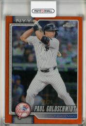 2026 Topps Chrome Logofractor Paul Goldschmidt Orange Refractor #275【20/25】 New York Yankees