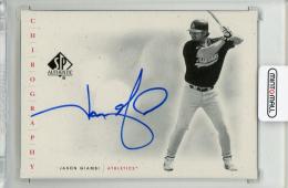 2001 UPPER DECK SP Authentic Jason Giambi Chirography #JG Oakland Athletics