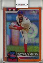2026 Topps Chrome Logofractor Christopher Sanchez Orange Refractor #270【12/25】 Philadelphia Phillies