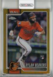 2026 Topps Chrome Logofractor Dylan Beavers Gold Refractor #218【14/50】 Baltimore Orioles