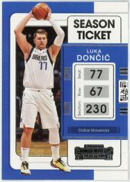 2021-22 Panini Contenders #18 Luka Doncic