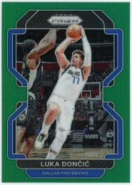 2021-22 Panini Prizm Prizms Green #223 Luka Doncic