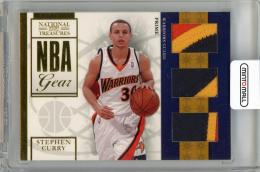 2009-10 PANINI Playoff National Treasures NBA Gear Trios Prime #11  Stephen Curry Golden State Warriors 【26/49】