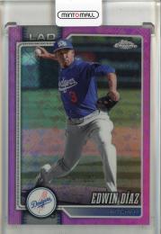 2026 Topps Chrome Logofractor Edwin Diaz Pink Refractor #71【047/250】 Los Angeles Dodgers