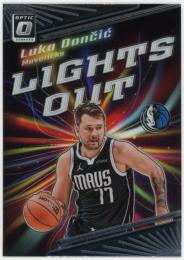2023-24 Donruss Optic Lights Out #3 Luka Doncic