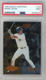 1995 SELECT CERTIFIED Derek Jeter #122【PSA9】 New York Yankees