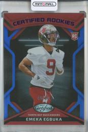 2025 Panini Certified Football Emeka Egbuka Certified Rookies Mirror Blue【48/50】 Tampa Bay Buccaneers