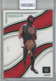 2023 Panini Immaculate Collection WWE Omos Green #6【2/5】