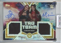 2026 Topps Universe WWE Michin/B-Fab Tag Team Relic Autographs Gold Stone #TTR-MB【56/99】