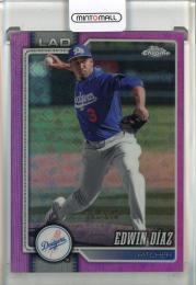 2026 Topps Chrome Logofractor Edwin Diaz Pink Refractor #71【025/250】 Los Angeles Dodgers