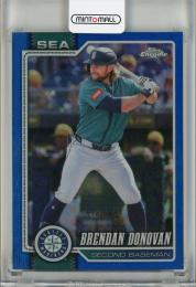 2026 Topps Chrome Logofractor Brendan Donovan Blue Refractor #68【075/150】 Seattle Mariners