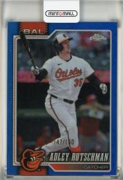 2026 Topps Chrome Logofractor Adley Rutchman Blue Refractor #298【147/150】 Baltimore Orioles