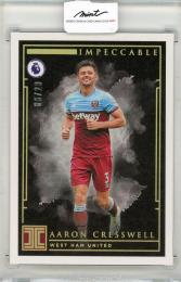 2019-20 Panini Impeccable Premier League Aaron Cresswell 【06/20】