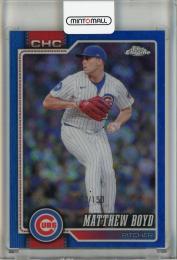 2026 Topps Chrome Logofractor Matthew Boyd Blue Refractor #256【090/150】 Chicago Cubs