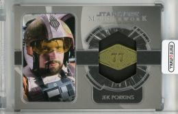 2020 Topps Star Wars Masterwork  Jek Porkins - Red Five 77 Commemorative Dog Tag Medallion 53/99