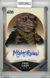 2021 Topps Star Wars The Mandalorian Season 2  Misty Rosas as Frog Lady Autographs