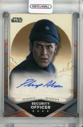 2021 Topps Star Wars The Mandalorian Season 2  Philip Alexander as Security Officer Autographs