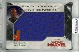 2021 Upper Deck Marvel Black Diamond  Jude Law as Yon-Rogg Polished Patches Puzzles Manufactured Relics