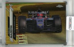 2020 Topps Chrome Formula 1 Hitech Grand Prix Nikita Mazepin F2 Cars Base Gold Refractor(パラレル版) 29/50
