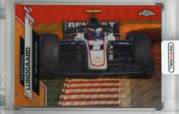 2020 Topps Chrome Formula 1 Art Grand Prix Christian Lundgaard F2 Cars Base Orange Refractor (パラレル版)(1stナンバー!) 01/25
