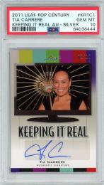 【PSA10】 2011 LEAF POP CENTURY  Tia Carrere Keeping It Real Autograph Card Silver 【02/10】