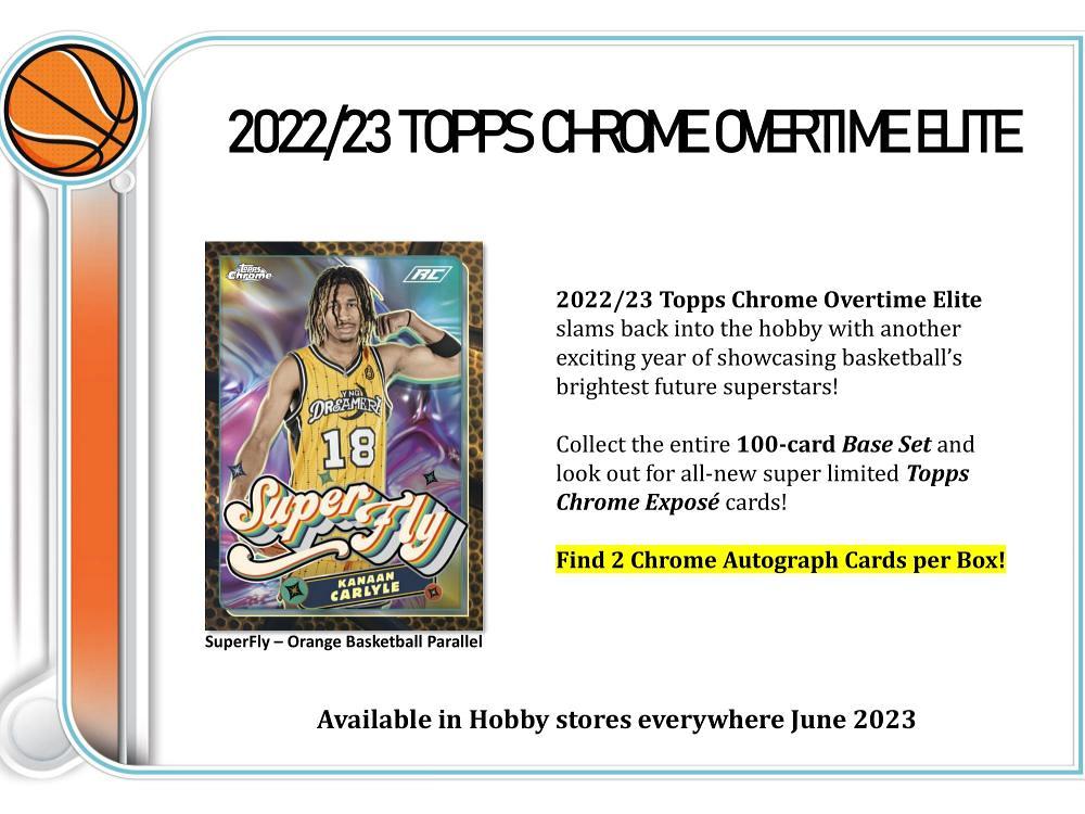 ミントモール / MINT-WEB店 (ボックス通販) / NBA 2022-23 TOPPS CHROME OVERTIME ELITE  BASKETBALL HOBBY