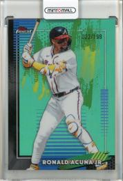 2026 Topps Finest Ronald Acuna Jr. Common Aqua Refractor #22【022/199】 Atlanta Braves