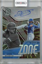 2021 Panini Spectra Bo Bichette In the Zone Autographs Hyper #2 ※初期傷あり【06/25】 Toronto Blue Jays