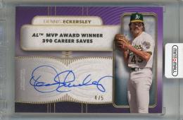 2021 Topps Definitive Collection Dennis Eckersley  Legendary Autograph Collection #LAC-DE 【4/5】 Oakland Athletics