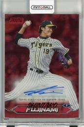 2024 Topps NPB Stadium Club 藤浪晋太郎 直筆サインカード Autographs Red Foil【4/5】 阪神タイガース