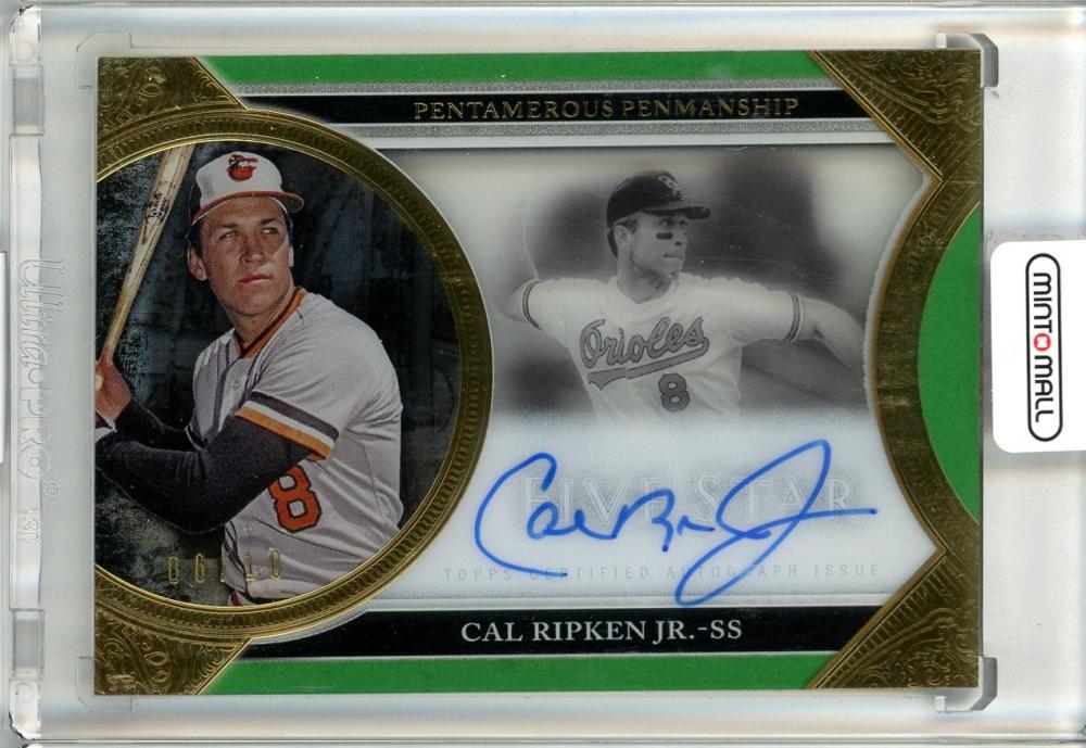 ミントモール / MINT 立川店 / 2020 Topps Five Star Cal Ripken Jr. #PP-CRJ Pentamerous  Penmanship Autographs Green【06/10】 Orioles